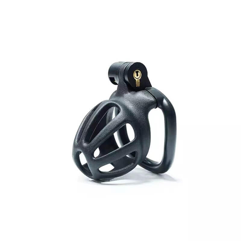 Black Stripe Cobra Chastity Cage Kit 1.77 To 4.13 Inches Long - Image 3