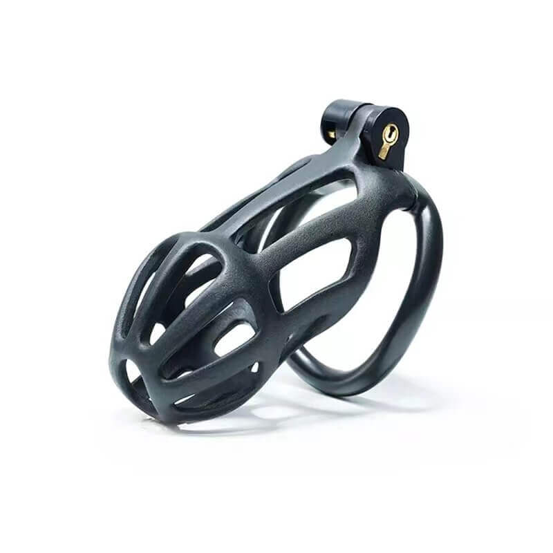 Black Stripe Cobra Chastity Cage Kit 1.77 To 4.13 Inches Long - Image 5