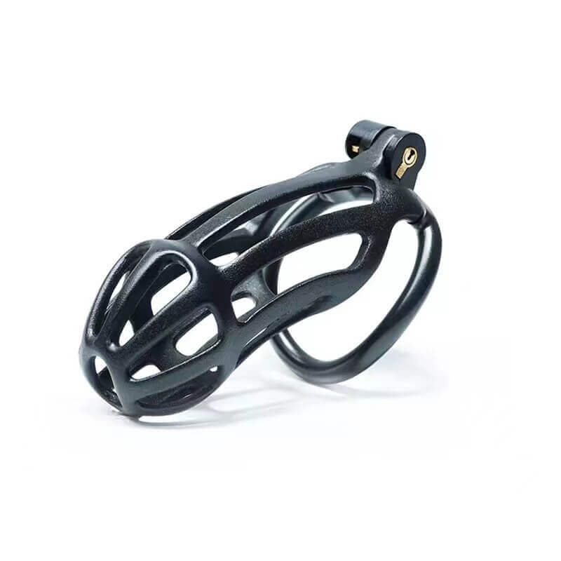 Black Stripe Cobra Chastity Cage Kit 1.77 To 4.13 Inches Long - Image 7