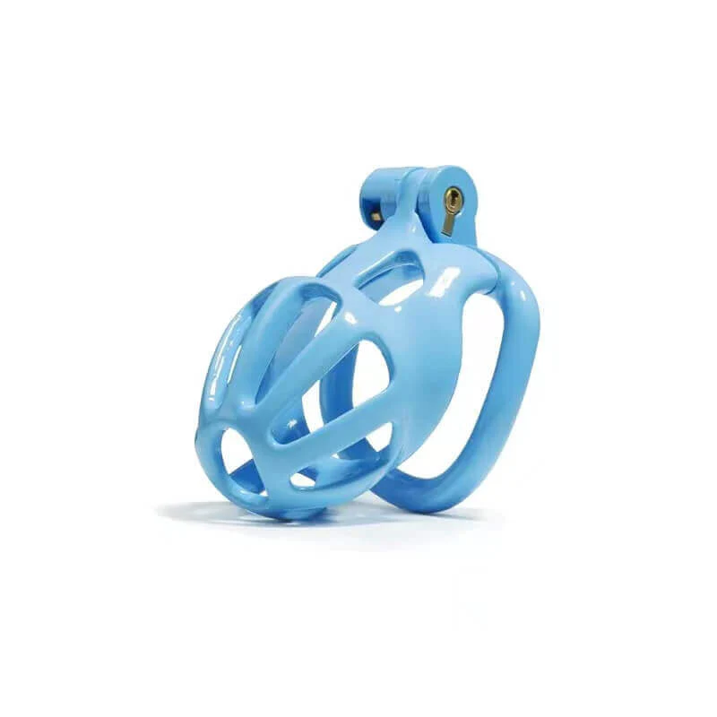 Blue Stripe Cobra Chastity Cage Kit 1.77 To 4.13 Inches Long - Image 4