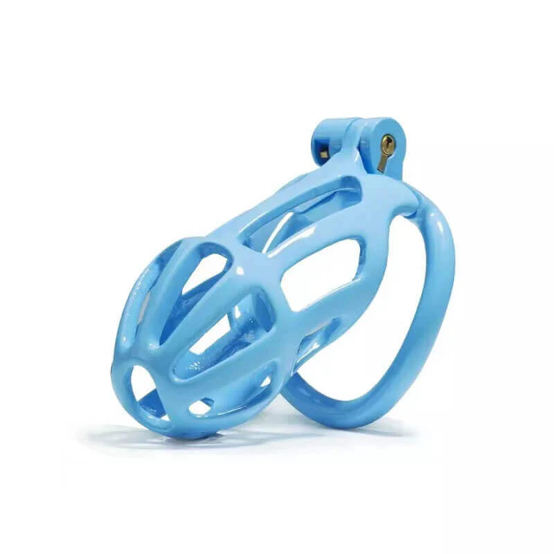 Blue Stripe Cobra Chastity Cage Kit 1.77 To 4.13 Inches Long - Image 5