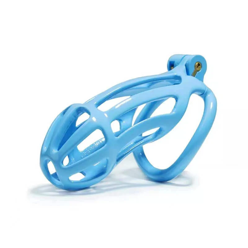 Blue Stripe Cobra Chastity Cage Kit 1.77 To 4.13 Inches Long - Image 7