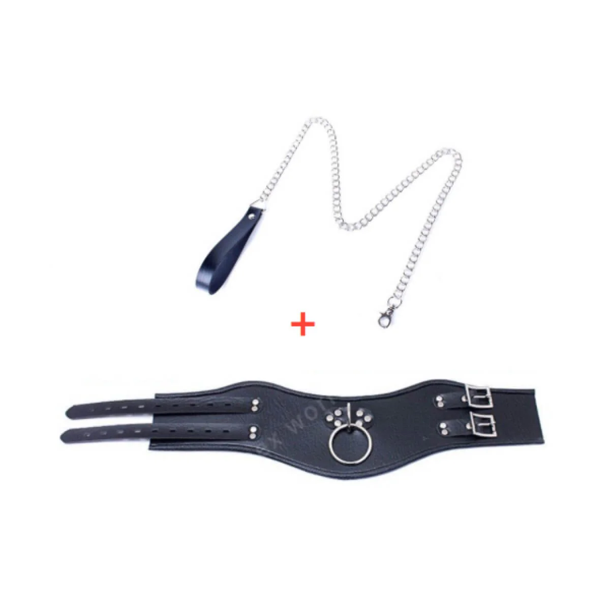 Bondage Neck Collar & Leash - Image 4