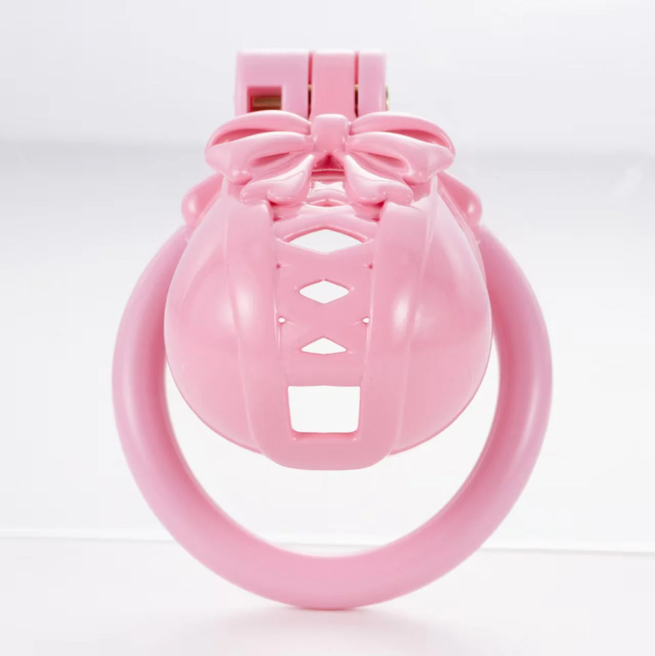 Bow-Topped Dome Chastity Cage - Image 6