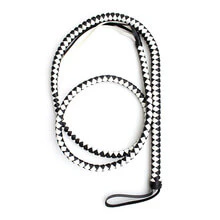 Braided Leather Pink Whip - Image 8