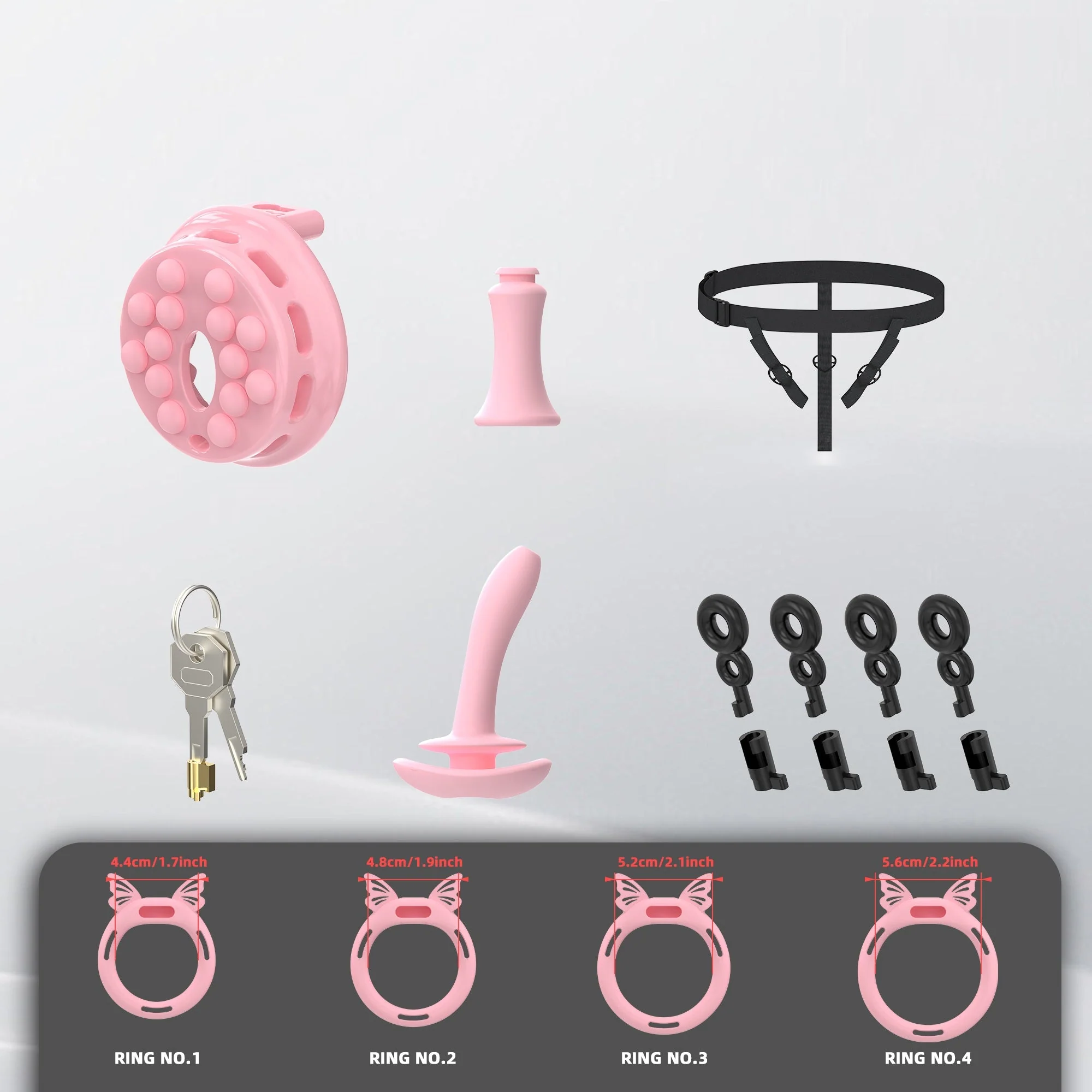 Breathable Silicone-Ring Chastity Device - Image 5