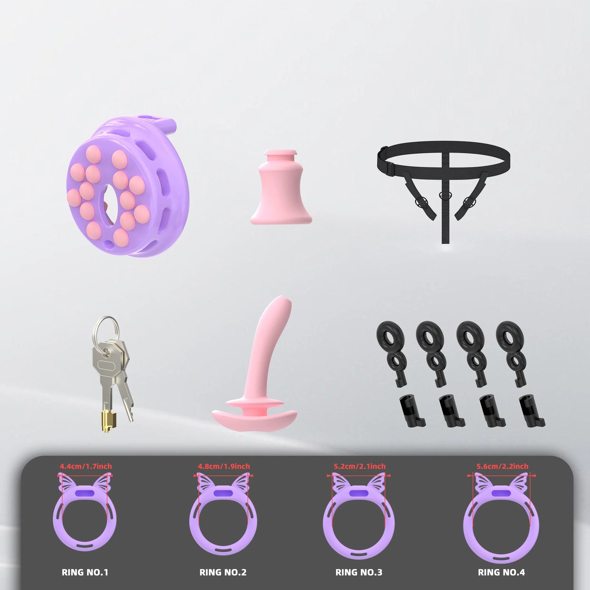 Breathable Silicone-Ring Chastity Device - Image 6