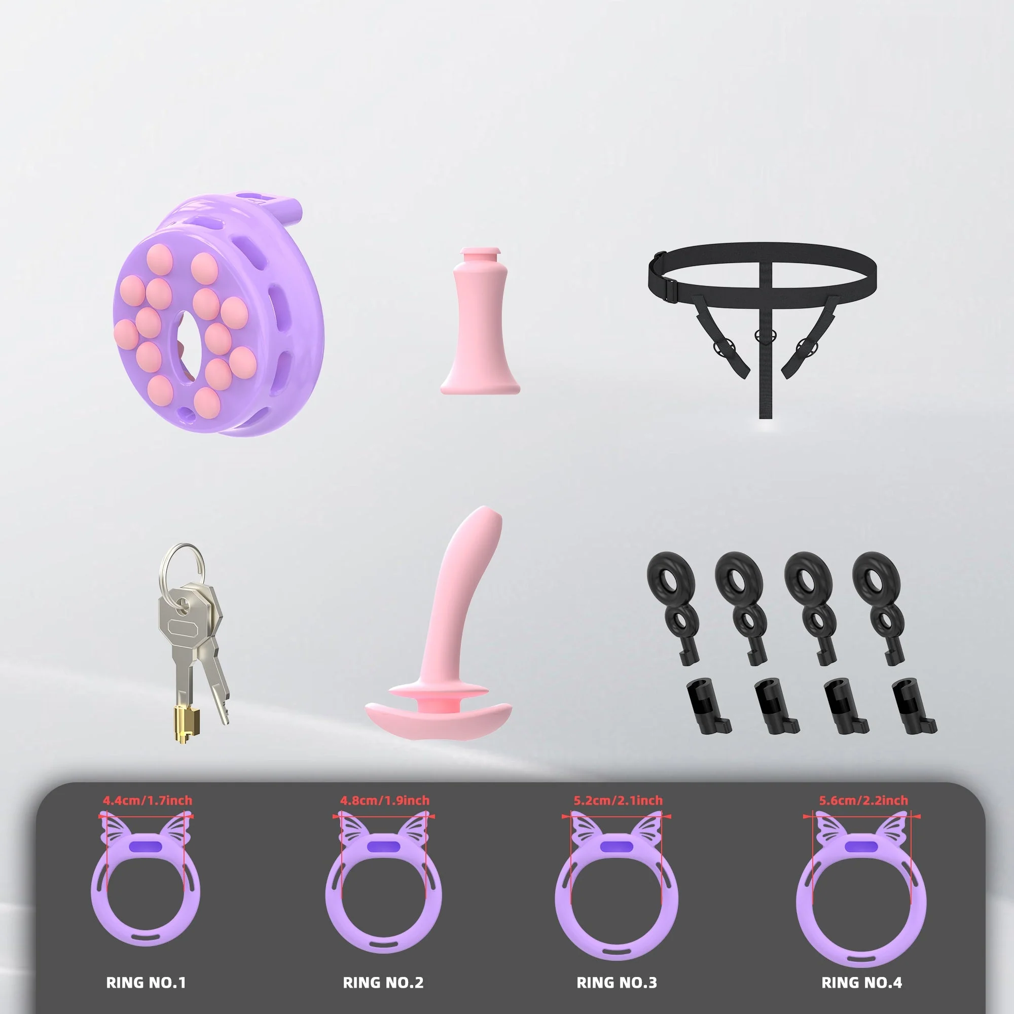 Breathable Silicone-Ring Chastity Device - Image 7