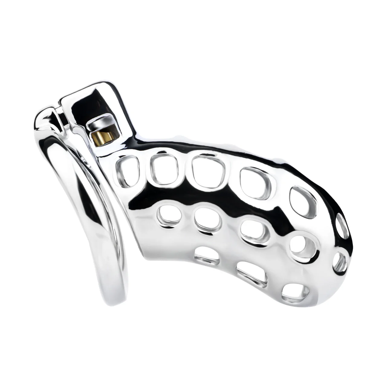 Breathable Steel Chastity Cage - Image 4