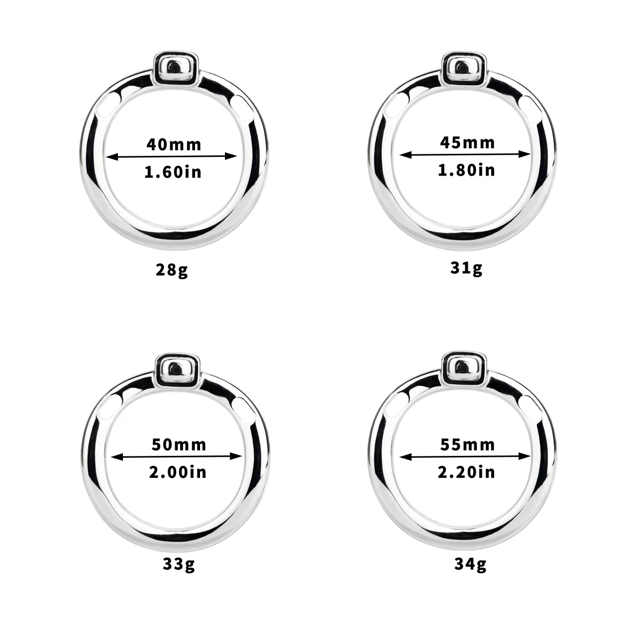 Breathable Steel Chastity Cage - Image 5