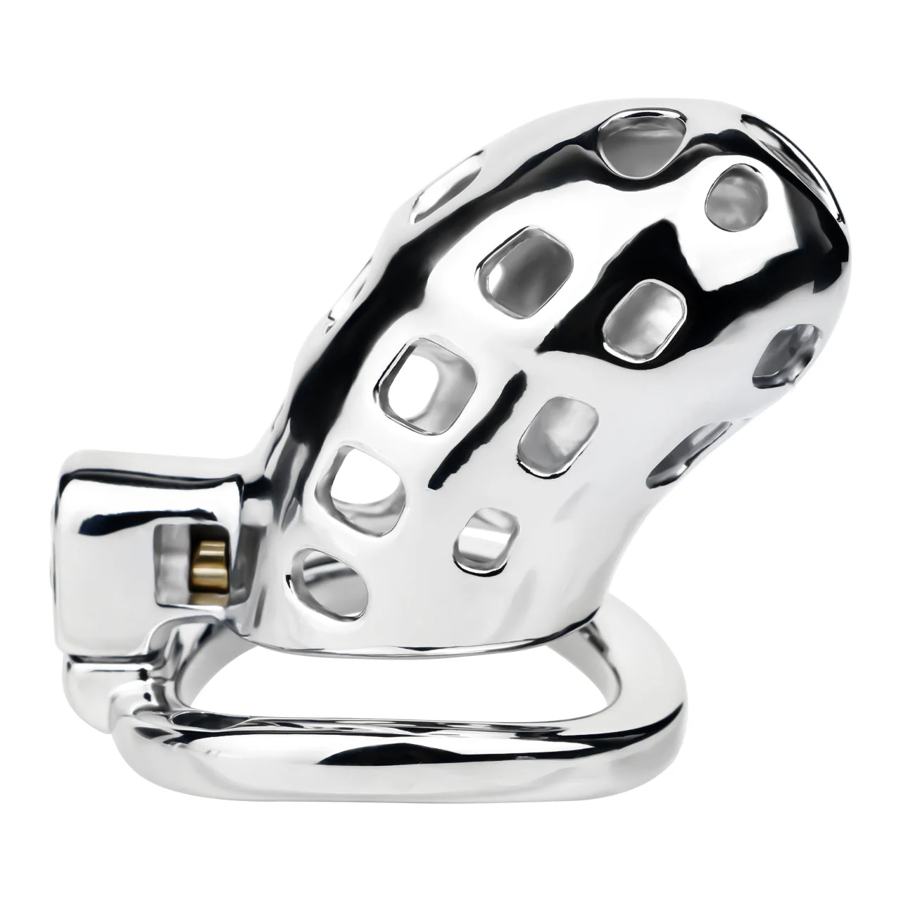 Breathable Steel Chastity Cage - Image 7