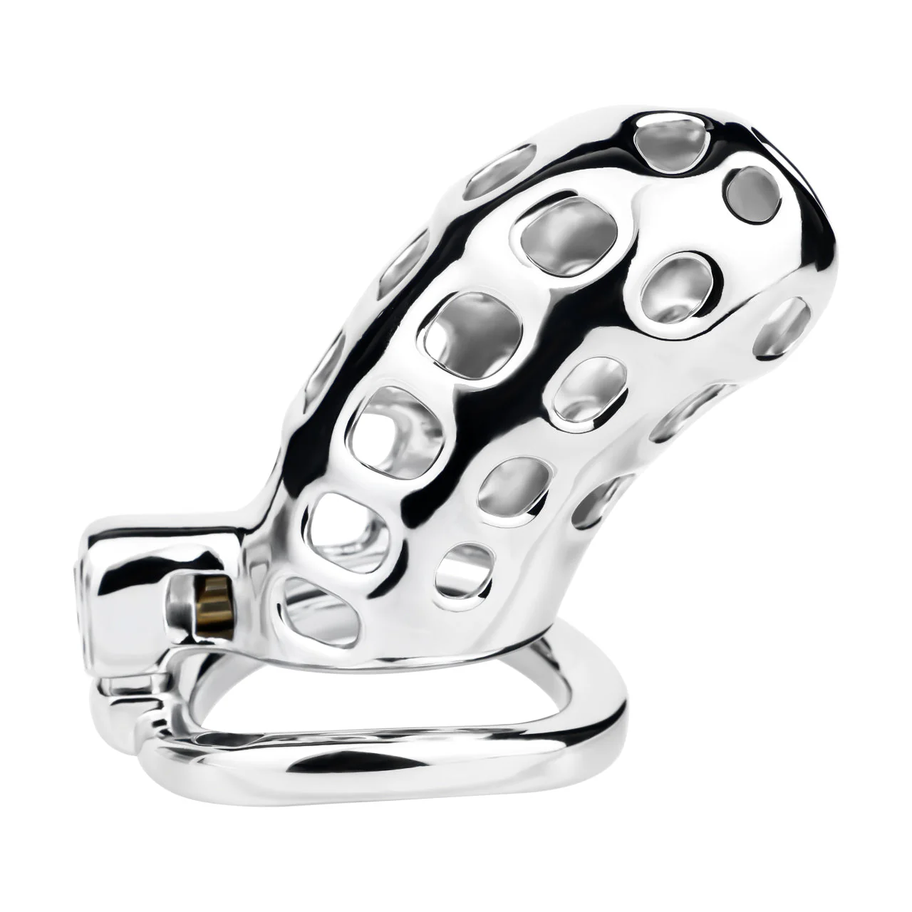 Breathable Steel Chastity Cage - Image 8