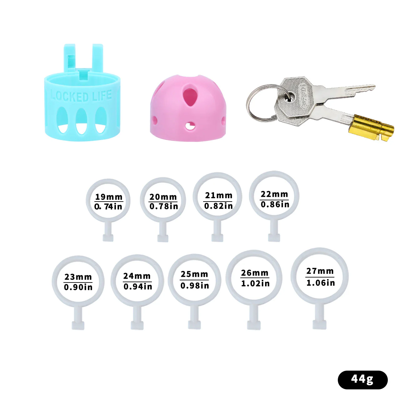 Bullet-shaped Ringless Chastity Cage - Image 15