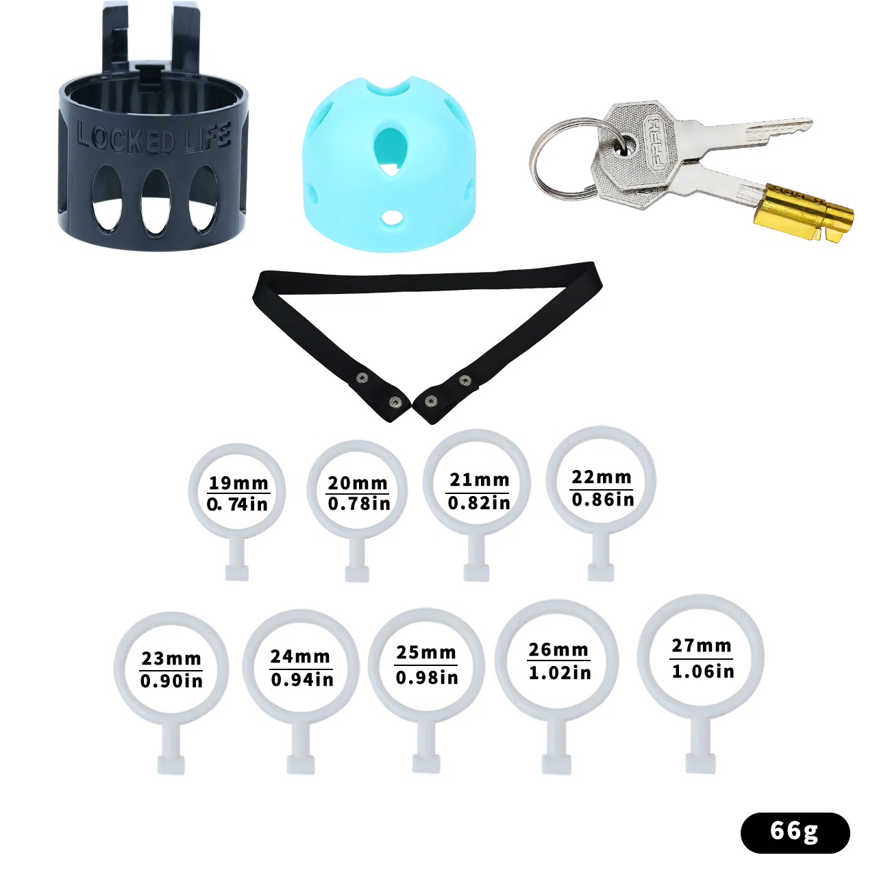 Bullet-shaped Ringless Chastity Cage - Image 19