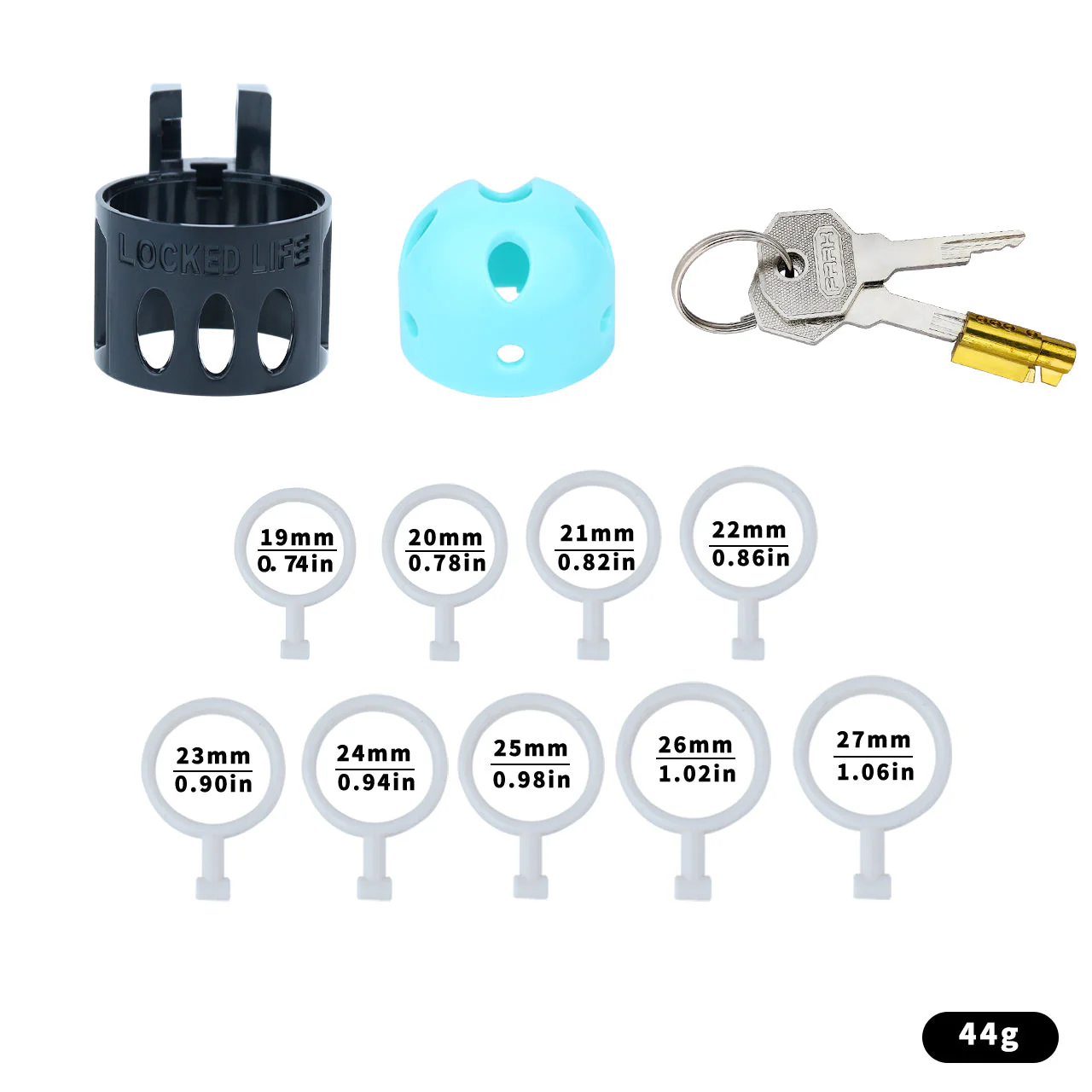 Bullet-shaped Ringless Chastity Cage - Image 21