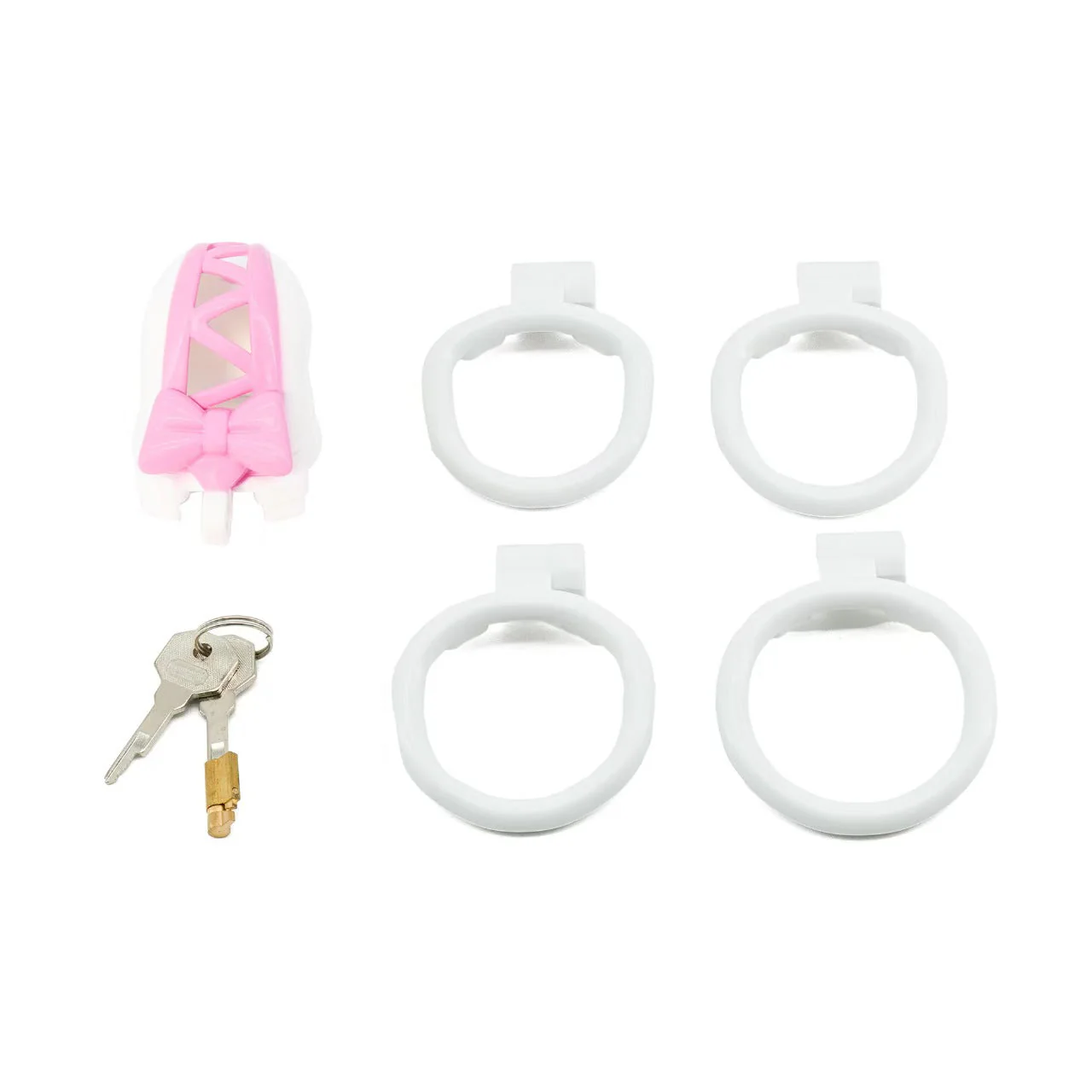 Butterfly Knot Sissy Chastity Cage - Image 6