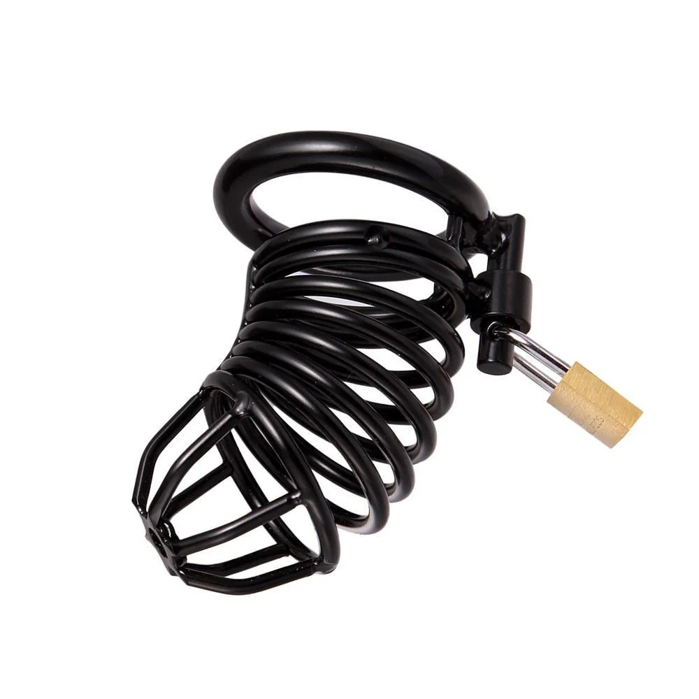 Metal Chastity Cage 3.38 inches Long - Image 3