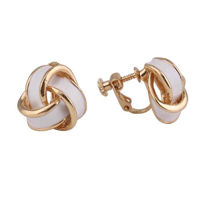 Candy Enamel Clip on Earrings - Image 3