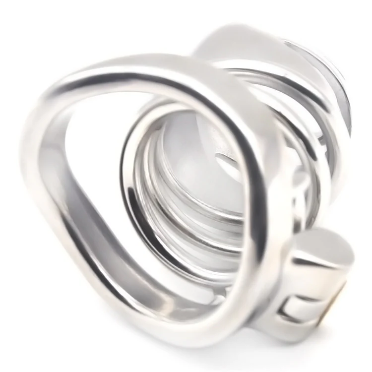 CC01 The Prisoner Chastity Cage 2.4 inches Steel - Image 4