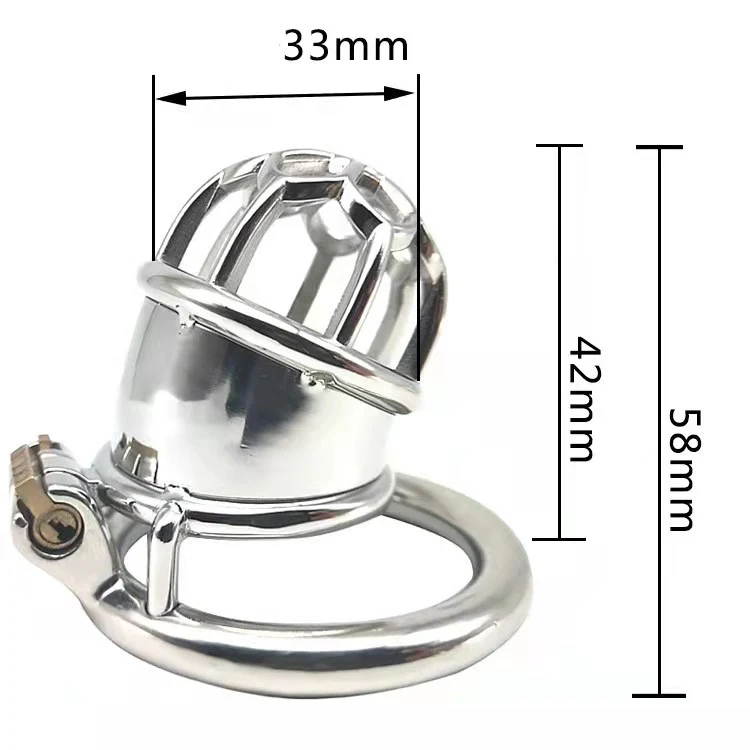 CC08 Mens Chastity Cage 2.3 Inches - Image 2