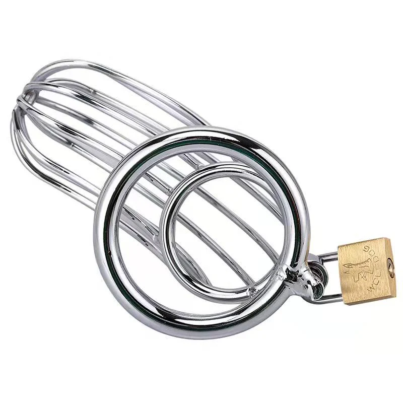 CC10 Steel Chastity Cage 4.3 Inches Long - Image 3