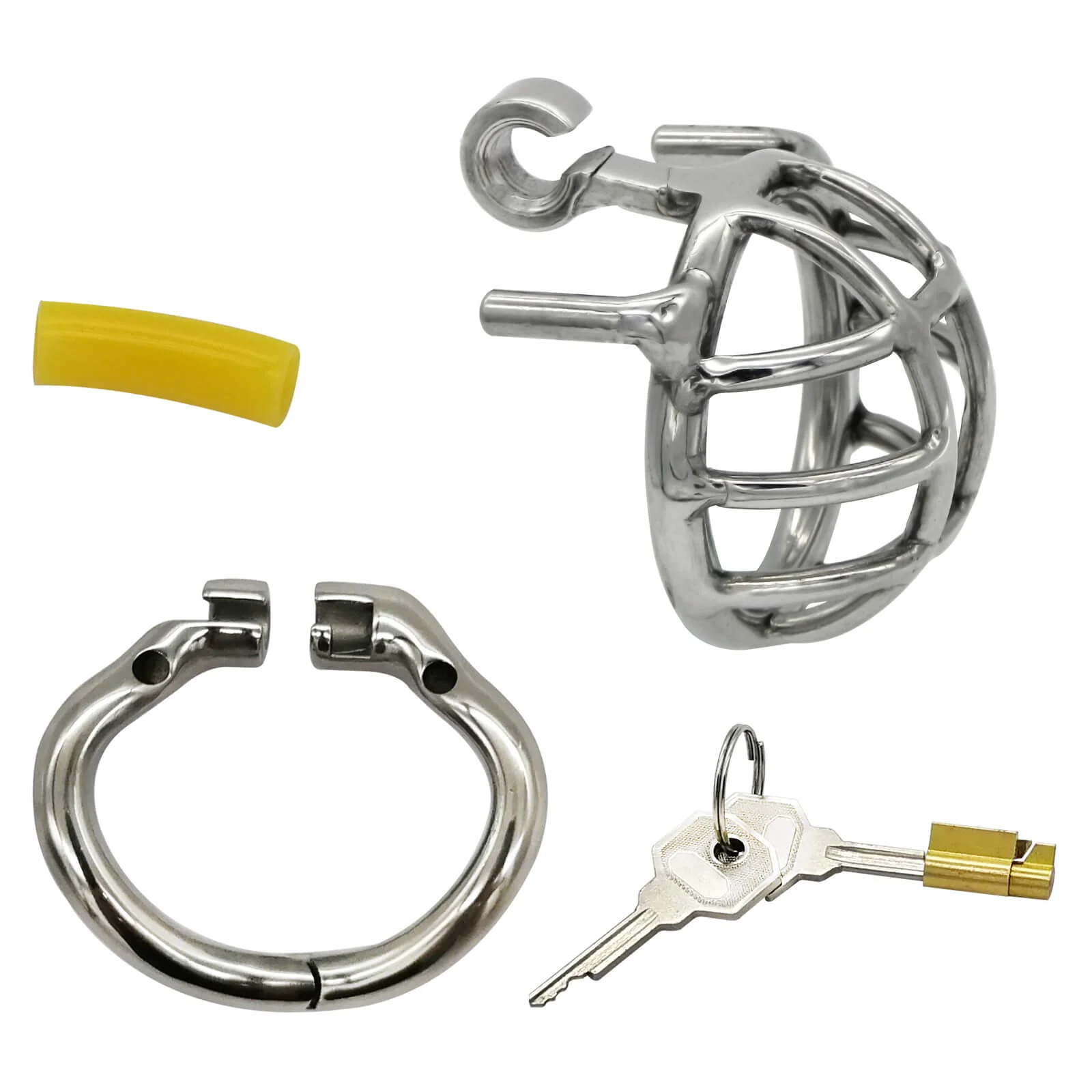 CC23 Stainless Steel Stealth Lock Male Chastity Device - Image 4