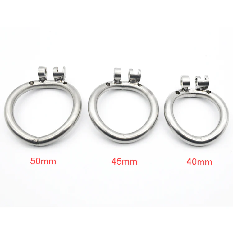 CC31 Stainless Steel Stealth Lock Male Chastity Device with Urethral Catheter - Image 5