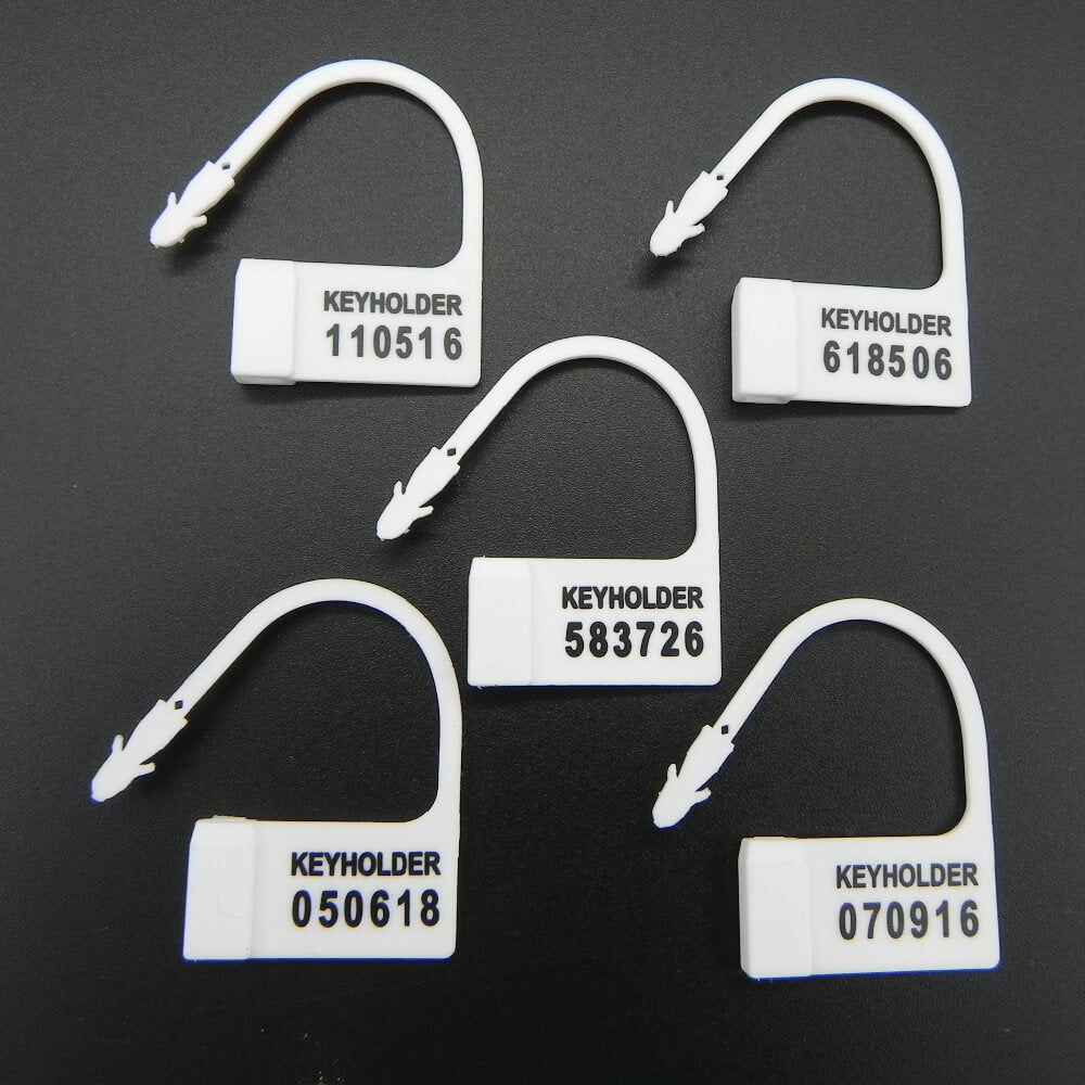 CC52 5pcs Disposable Plastic Locking Pieces Cards - Image 2