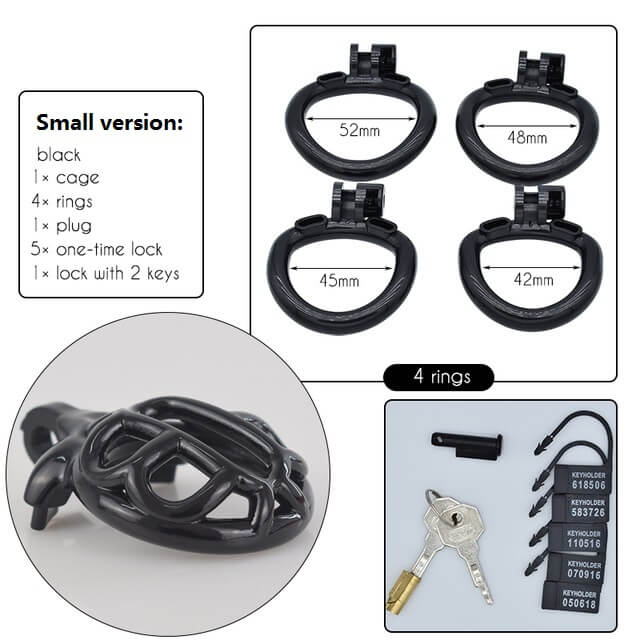 CC72 Lightweight 3D Chastity Cock Cage - Image 10