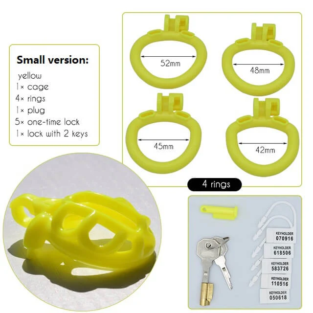CC72 Lightweight 3D Chastity Cock Cage - Image 5