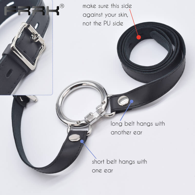 CC74  Brutal BDSM Chastity Cage with Belt - Image 4