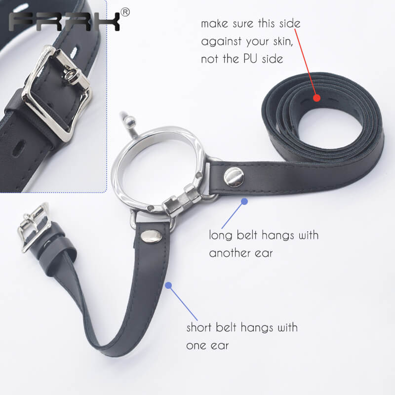 CC74  Brutal BDSM Chastity Cage with Belt - Image 5