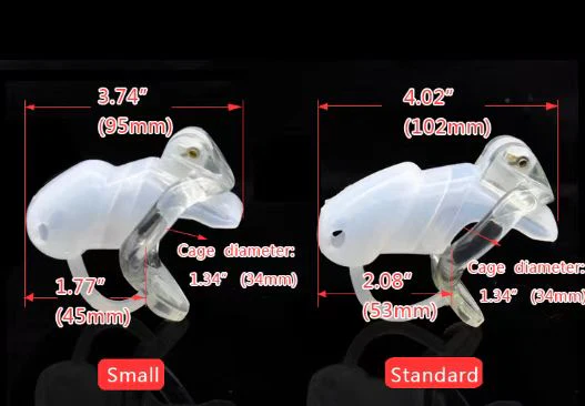CC76 Spiked Silicone chastity Cage - Image 5