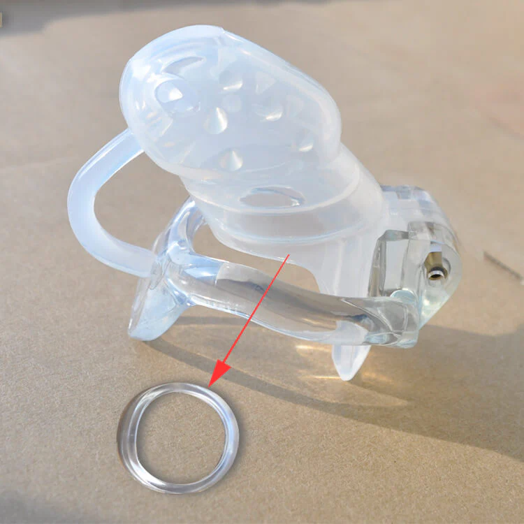 CC76 Spiked Silicone chastity Cage - Image 6