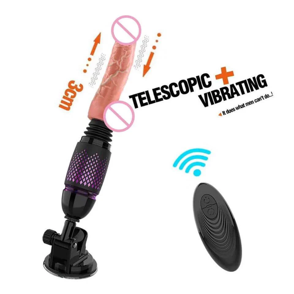 CC77 Emote Control Heating Artificial Penis Butt Plug Anal Sex Machine - Image 3