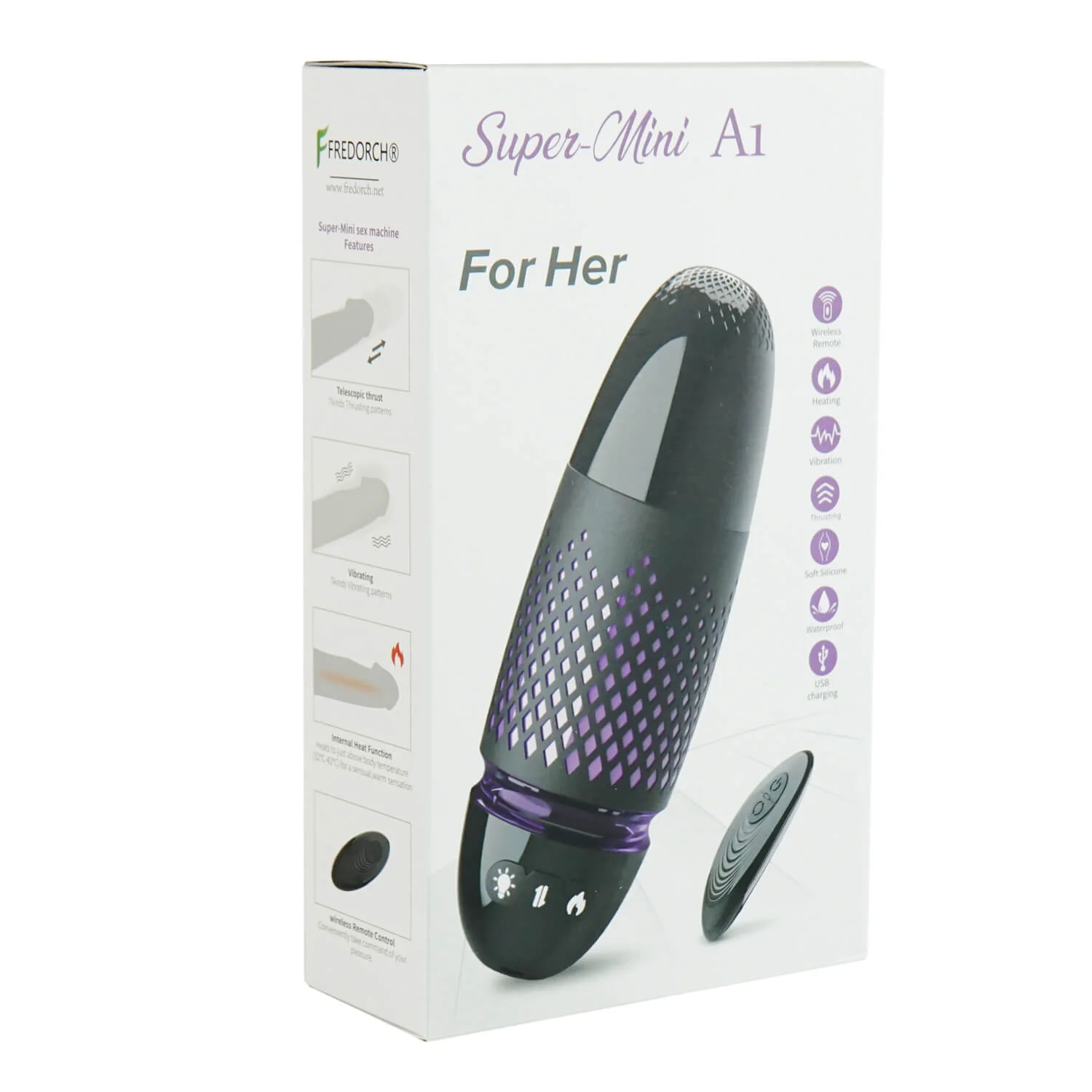 CC77 Emote Control Heating Artificial Penis Butt Plug Anal Sex Machine - Image 5