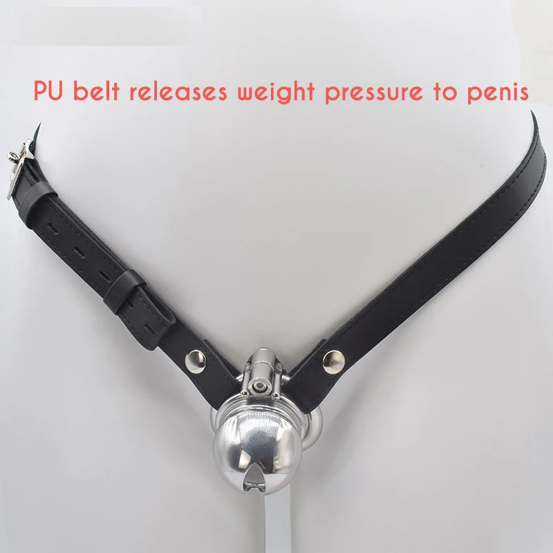 CC83 Strap on Cock Cage with Bondage Belt - Image 3