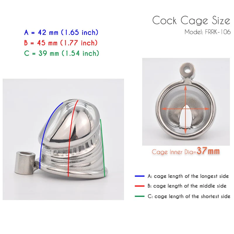 CC83 Strap on Cock Cage with Bondage Belt - Image 4