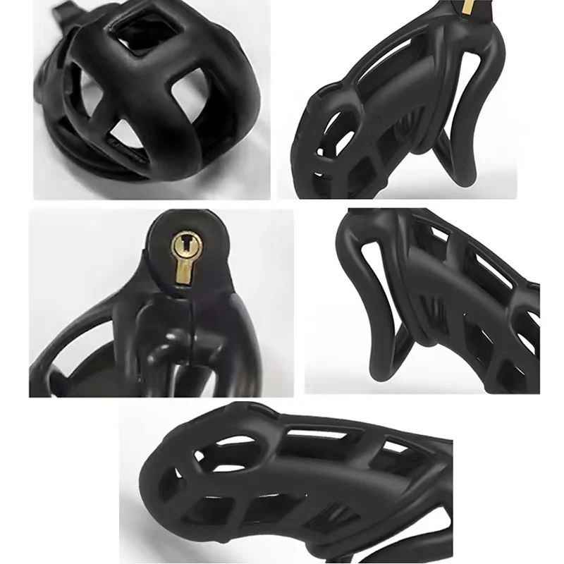 Cobra 2.0 Male Chastity Device With 4 Arc Rings - Image 8