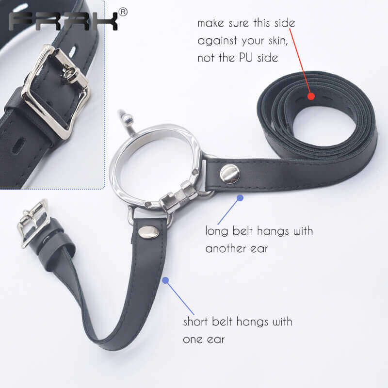 CC85 PU Stcrap Belt with Big Mamba Cock Cage - Image 5