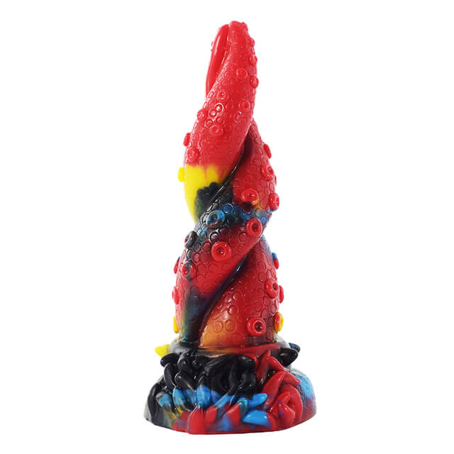 CC87 Octopus Anal Sex Toys Twist Butt Plug Screw Silicone Penis - Image 2