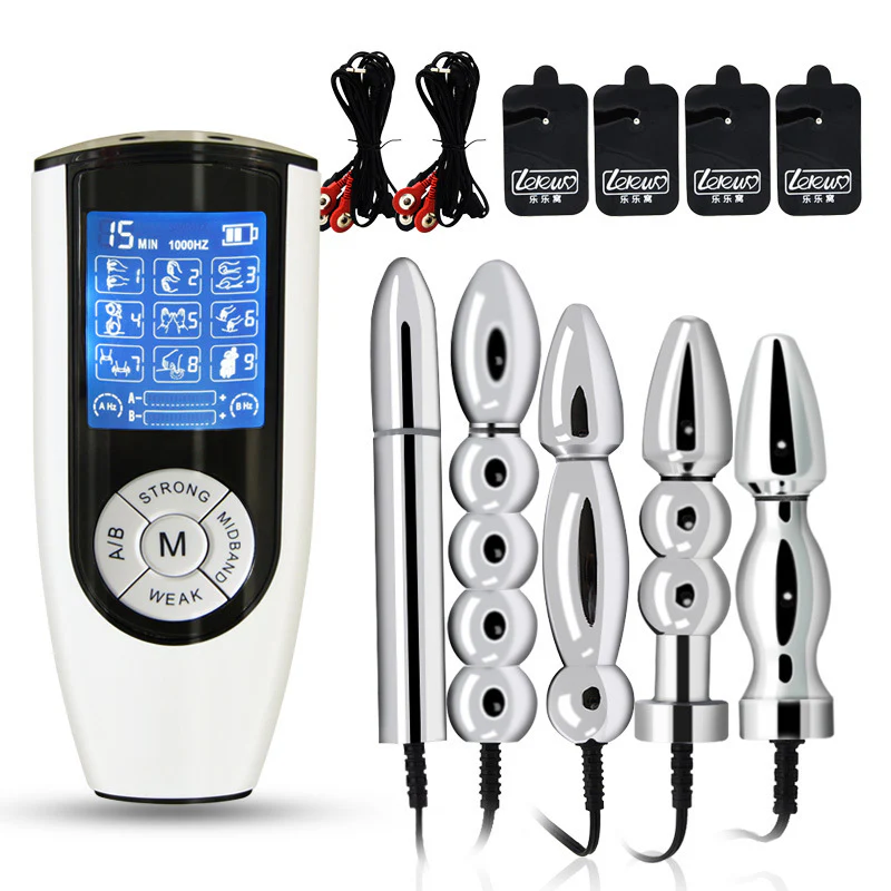 CC94 Electric Beads Urethral Sounding Sex Toys for Men Penis Plug Cock Dilator - Image 5