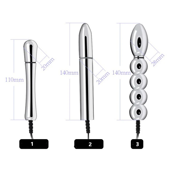CC94 Electric Beads Urethral Sounding Sex Toys for Men Penis Plug Cock Dilator - Image 7