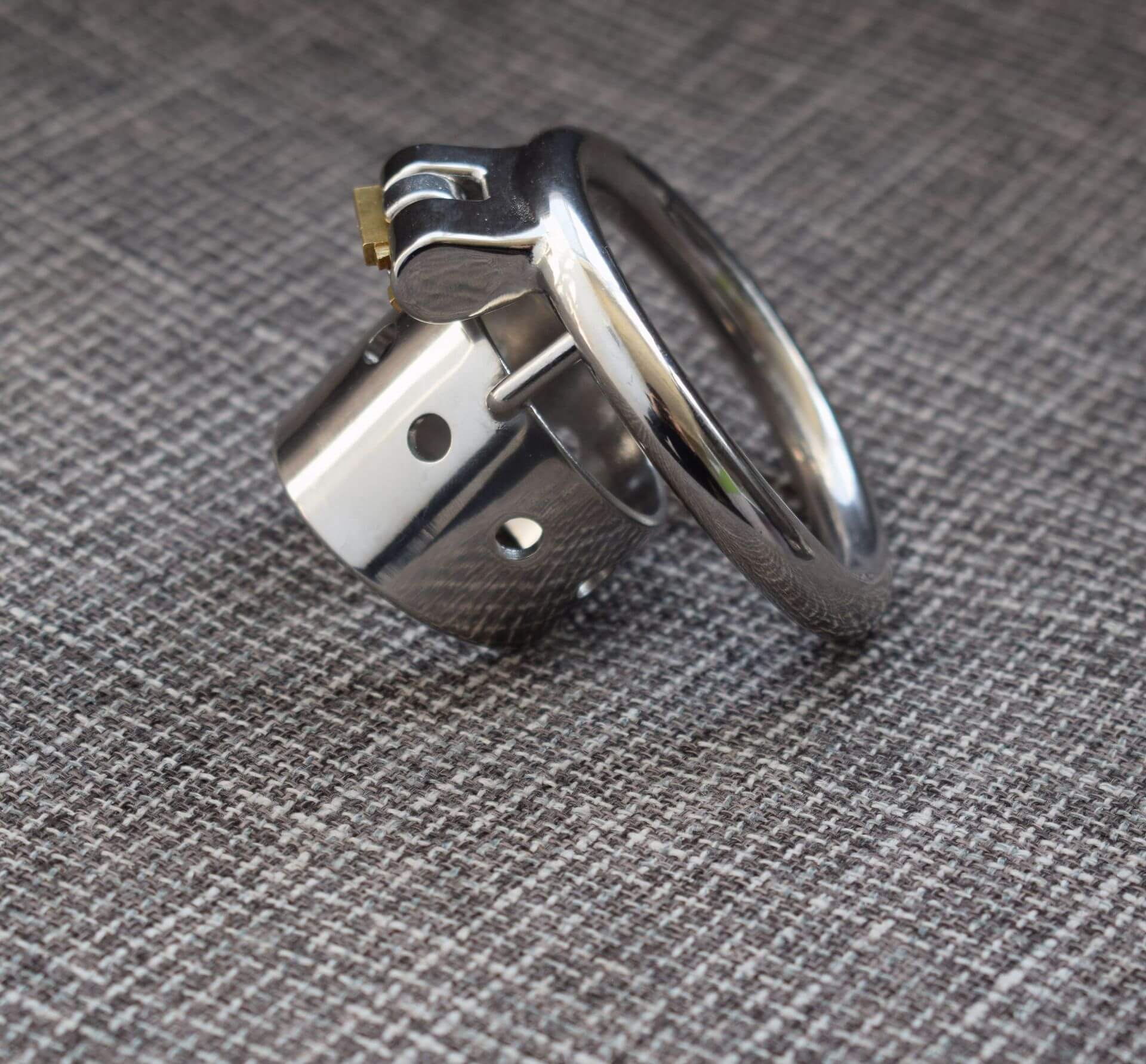 CC98 New stainless steel short chastity lock - Image 2