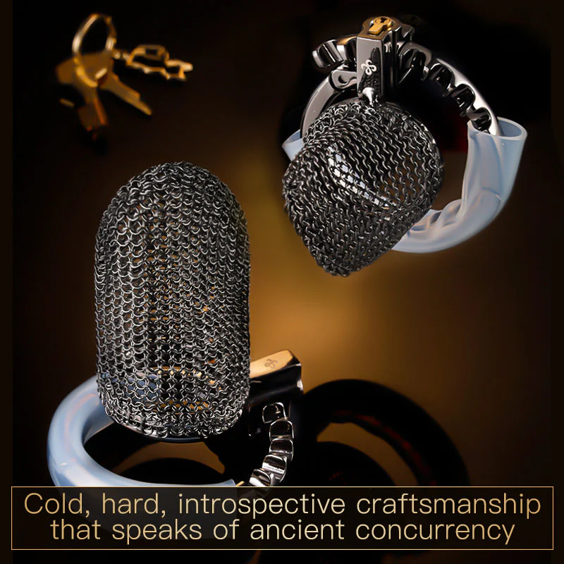 Chainmail Chastity Cage Adjustable - Image 3