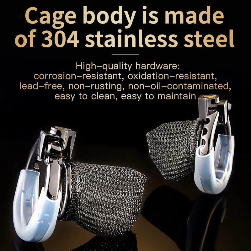 Chainmail Chastity Cage Adjustable - Image 6