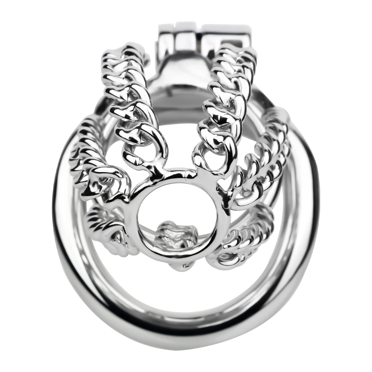 Chainmail Steel Chastity Cage - Image 3