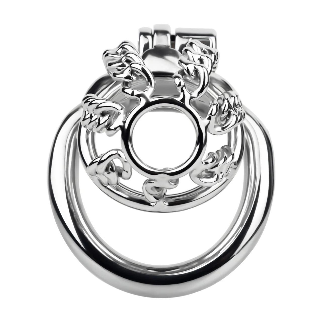 Chainmail Steel Chastity Cage - Image 4