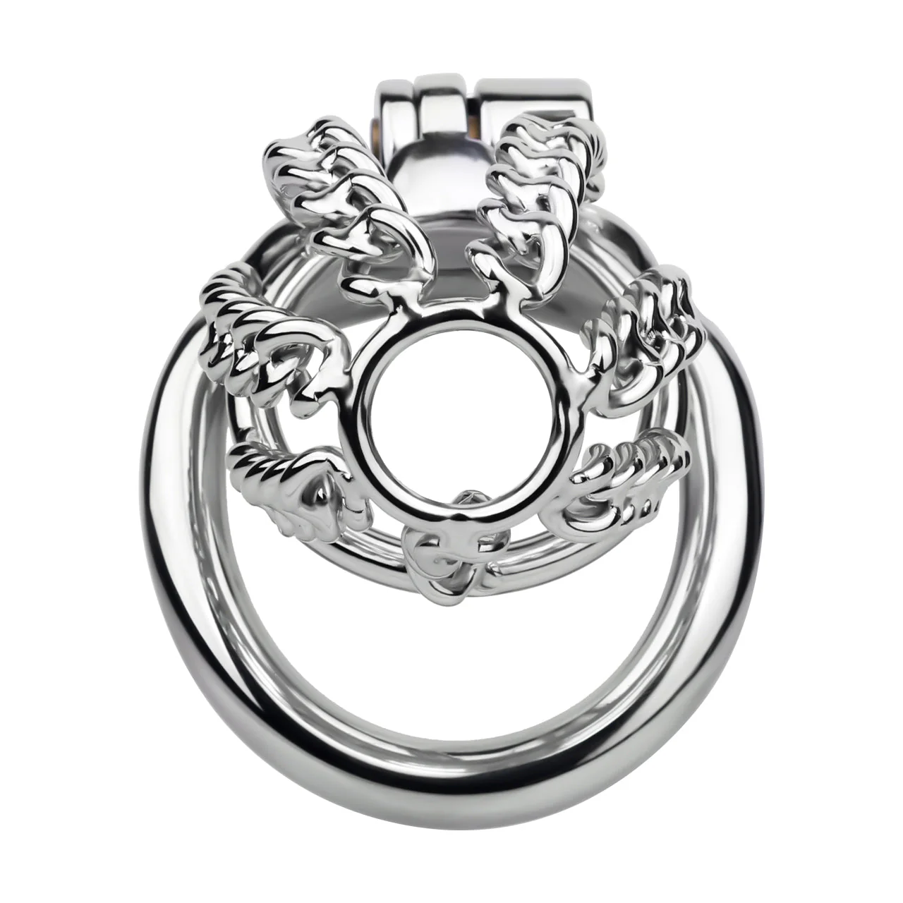 Chainmail Steel Chastity Cage - Image 5
