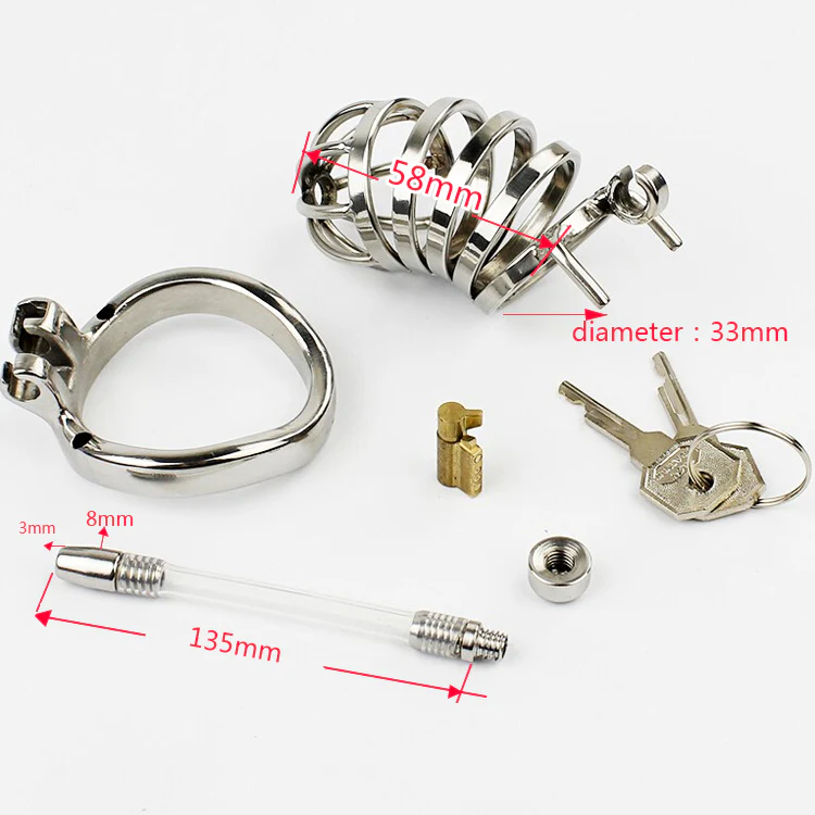 Chastity Device 1.77 inches and 2.28 inches - Image 3